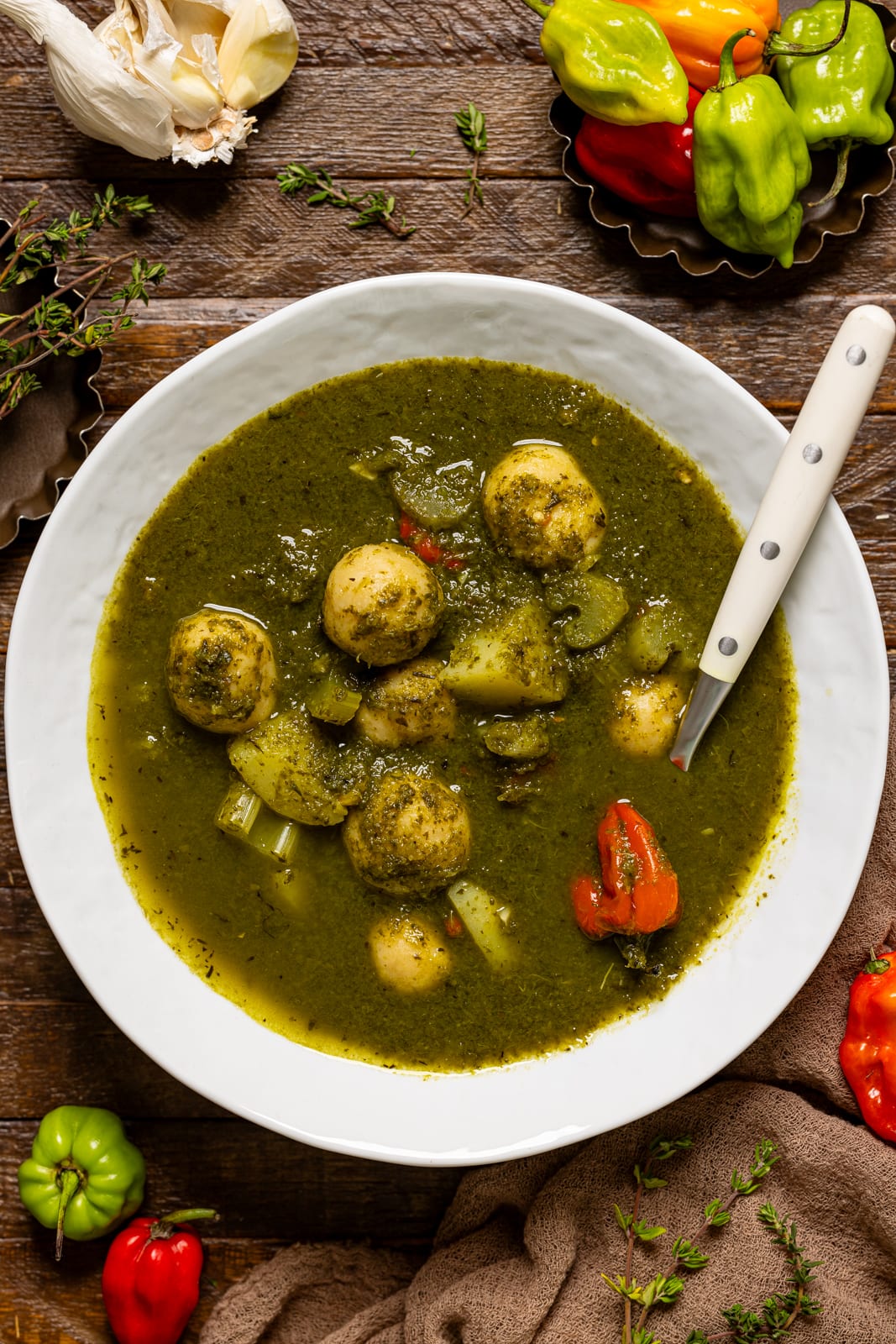 Green Veggie Swamp Soup